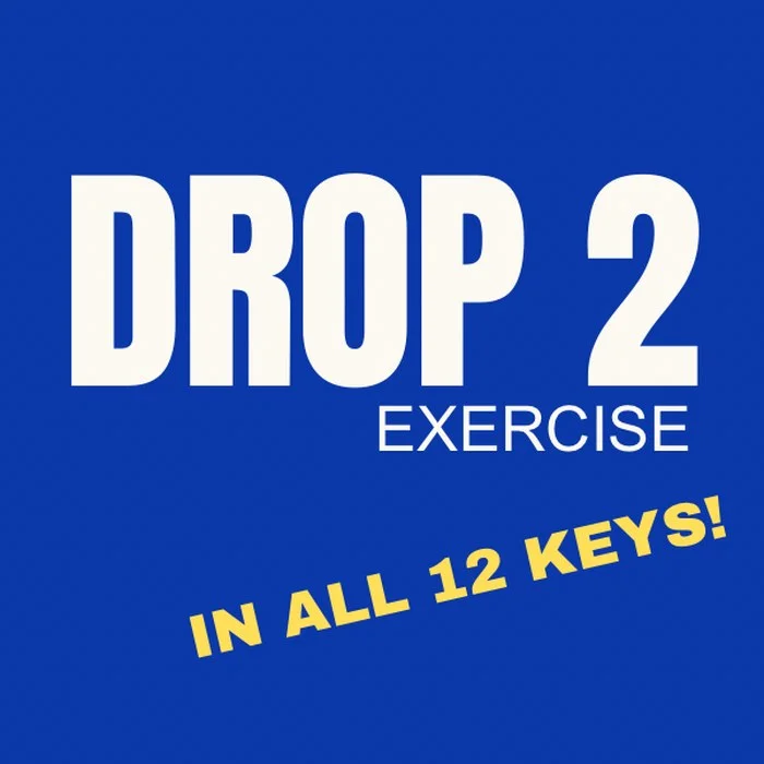 Drop 2 Exercise #1 in all 12 keys cover